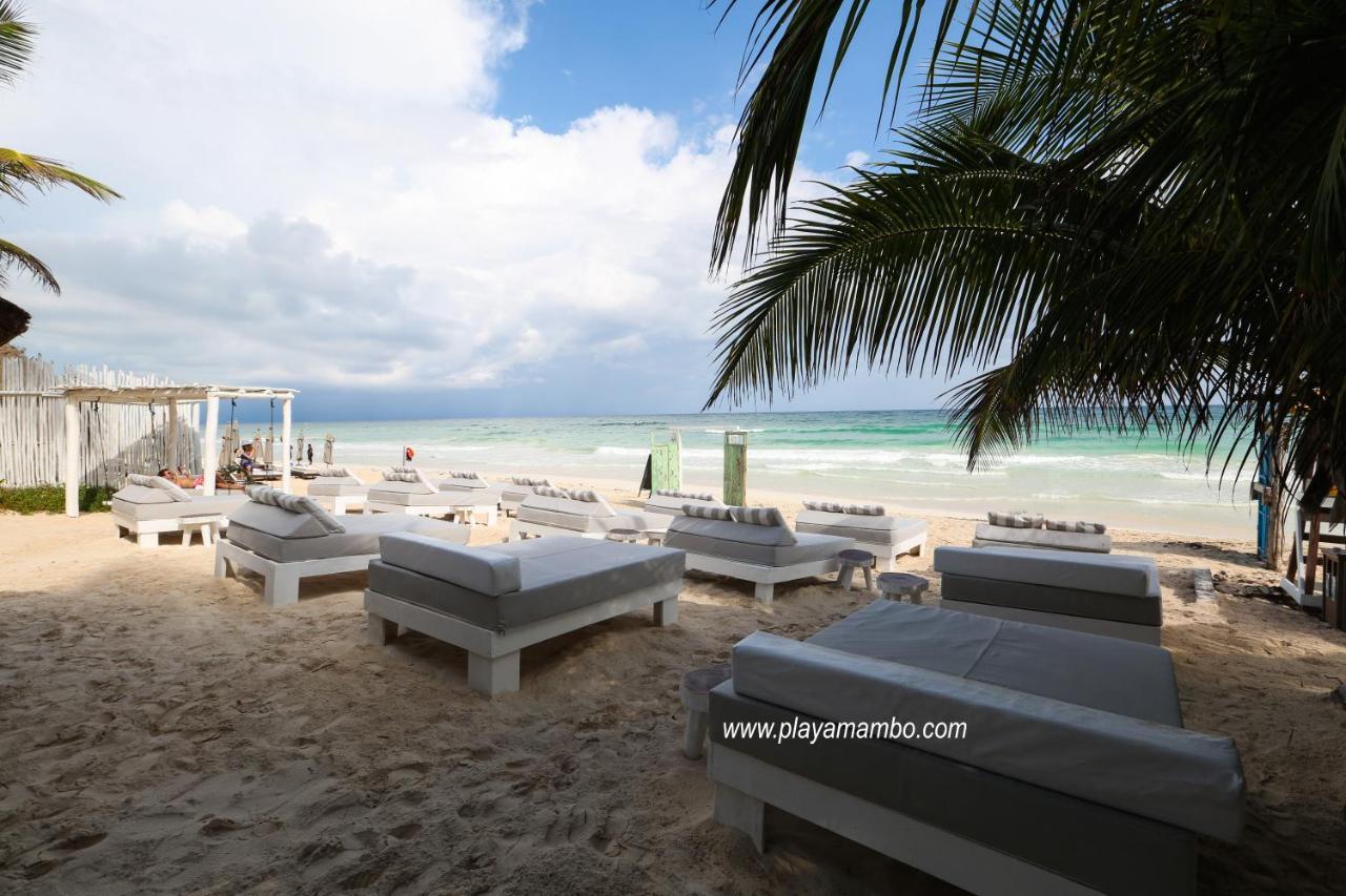 ホテルPlaya Mambo Eco Cabanas トゥルム エクステリア 写真
