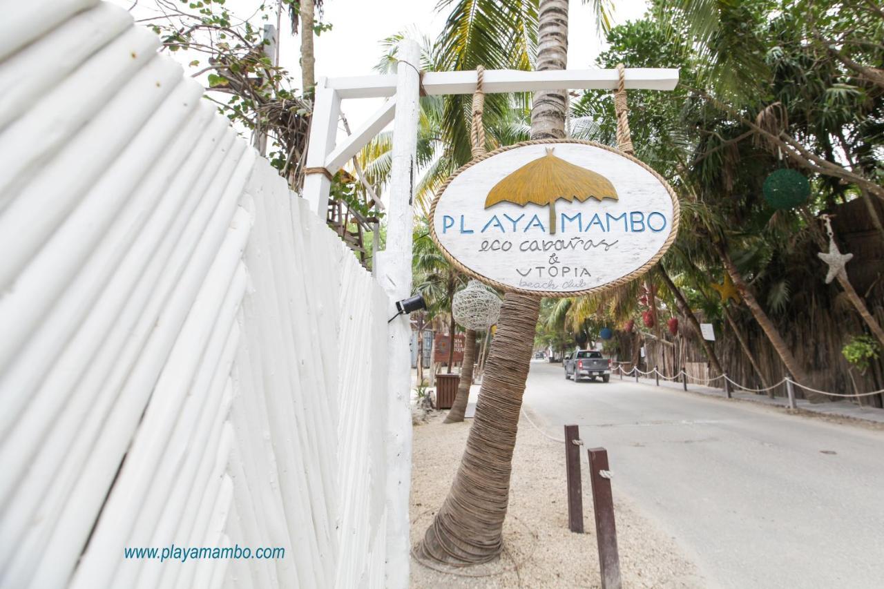 ホテルPlaya Mambo Eco Cabanas トゥルム エクステリア 写真